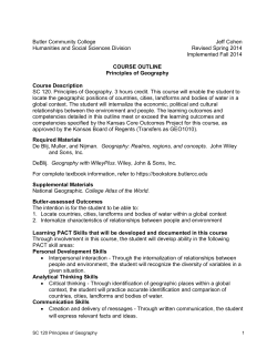 SC 120 - Butler Community College