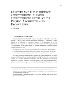 lawyers and the making of constitutions: making constitutions in the
