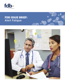 Alert Fatigue Issue Brief