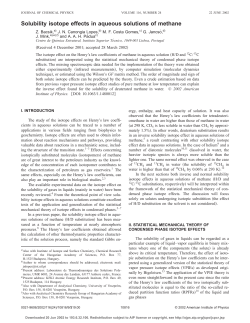 Solubility isotope effects in aqueous solutions of methane