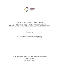 Analytical Framework Chapter