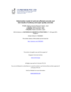 Deterioration model of acid-rain-affected concrete - CI