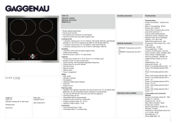 Gaggenau CI261112 Induction cooktop 60 cm with frame