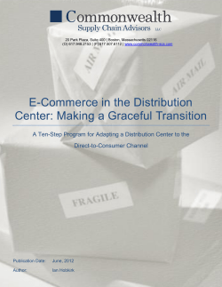 E-Commerce in the Distribution Center: Making a Graceful Transition