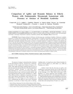 Comparison of Agility and Dynamic Balance in Elderly