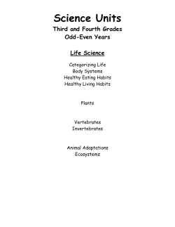 Science Units - Birchwood School