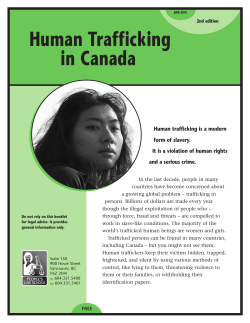 Human Trafficking in Canada