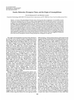 Fossils, Molecules, Divergence Times, and the