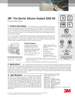 3M&trade; Fire Barrier Silicone Sealant 2000 NS