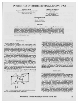 Properties of Ruthenium Oxide Coatings