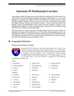 Interstate 95 Multimodal Corridor