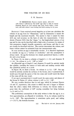 THE VOLUME OF AN EGG