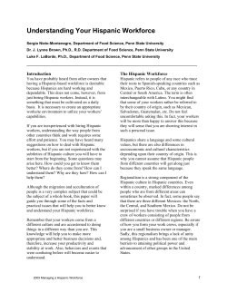 Understanding Your Hispanic Workforce