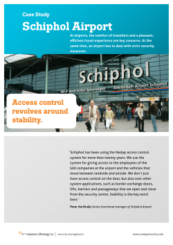 Schiphol Airport - Security News Desk