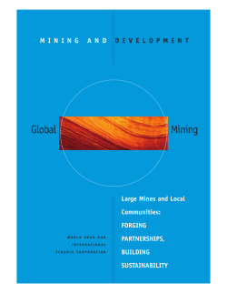 Large Mines and Local Communities