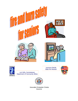 Senior Fire and Burn Safety