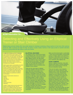 Selecting And Effectively Using An Elliptical Trainer Or
