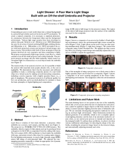 Light Shower: Poor Man`s Light Stage Built with an Off-the