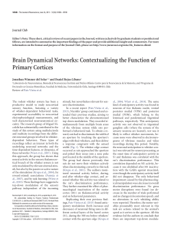 Brain Dynamical Networks - Journal of Neuroscience
