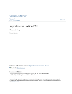 Importance of Section 1981