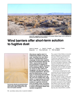 Approaches for controlling windblown dust emissions in