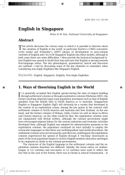 English in Singapore