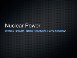 Nuclear Power - Southwest High School