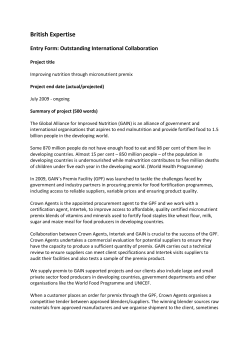 project details - British Expertise