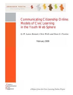 Communicating Citizenship Online: Models of