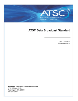 ATSC Data Broadcast Standard