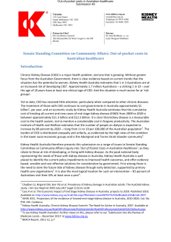 Senate Standing Committee on Community Affairs: Out-of