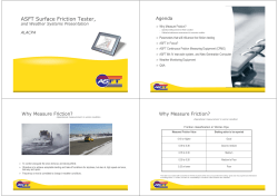 ASFT Surface Friction Tester