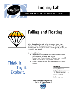 Gravity (165.9 kB pdf) - Explorit Science Center
