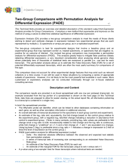 Two-Group Comparisons with Permutation Analysis