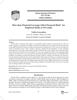 How does Financial Leverage Affect Financial Risk?
