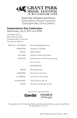 Program Notes PDF - The Grant Park Music Festival