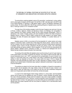 Serbia Full 2008 Report to the UN Secretary General