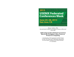 Addressing Gender-Related Unconscious Bias in the