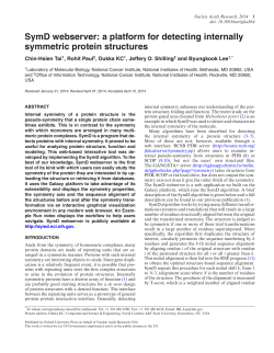 a platform for detecting internally symmetric