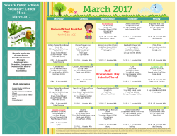 March 2017 - Newark Public Schools