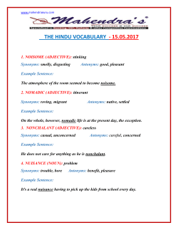 the hindu vocabulary - 15.05.2017