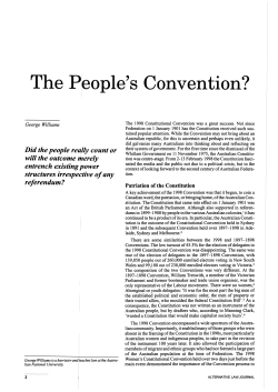 The People`s Convention?