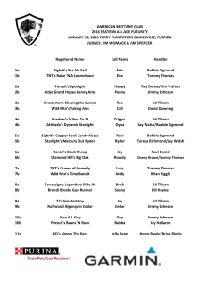 AMERICAN BRITTANY CLUB 2016 EASTERN ALL AGE FUTURITY