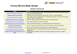 Convex Mirrors Made Simple - Pittman Traffic and Safety Equipment