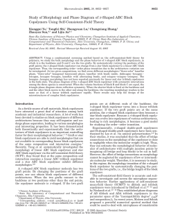 Study of Morphology and Phase Diagram of &pi;