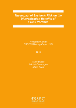 The Impact of Systemic Risk on the Diversification Benefits of a Risk