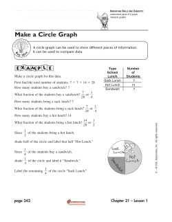 Make a Circle Graph - MathCoach Interactive