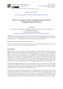 Three new Eustala (Araneae, Araneidae) species from the