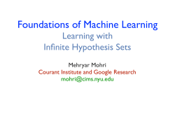 Foundations of Machine Learning