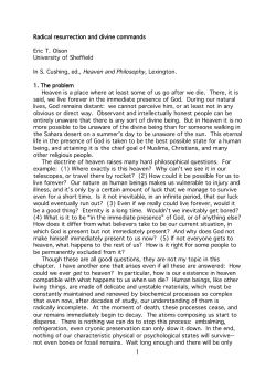 Eric T. Olson - The University of Sheffield